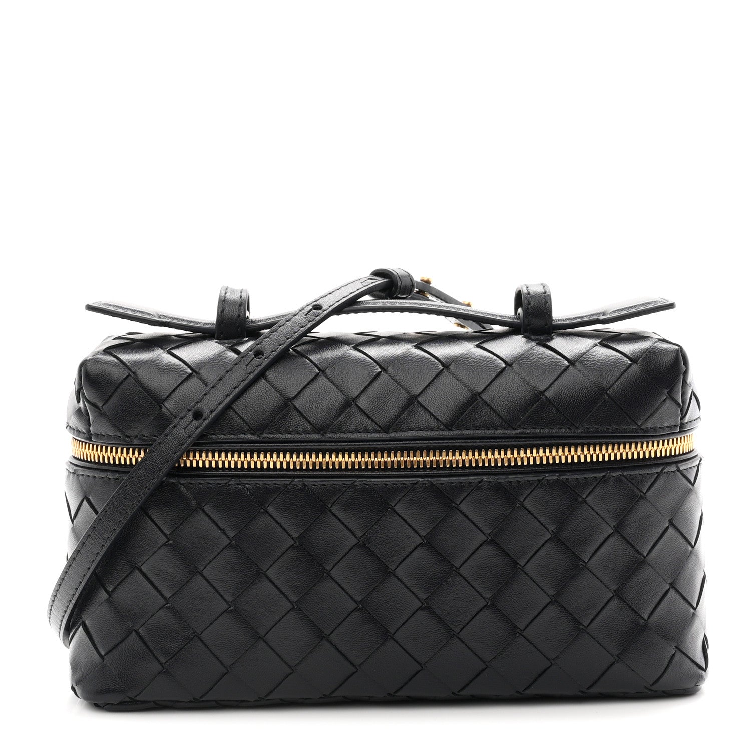 Bottega Veneta Calfskin Intrecciato Bang Bang Vanity Case Nocturnal 1 of 10