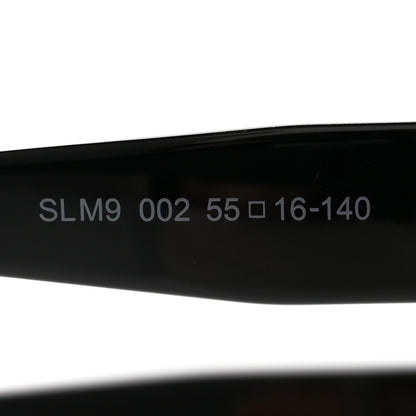 Saint Laurent Acetate Flat Top Sunglasses SL M9 002 Black 7 of 10