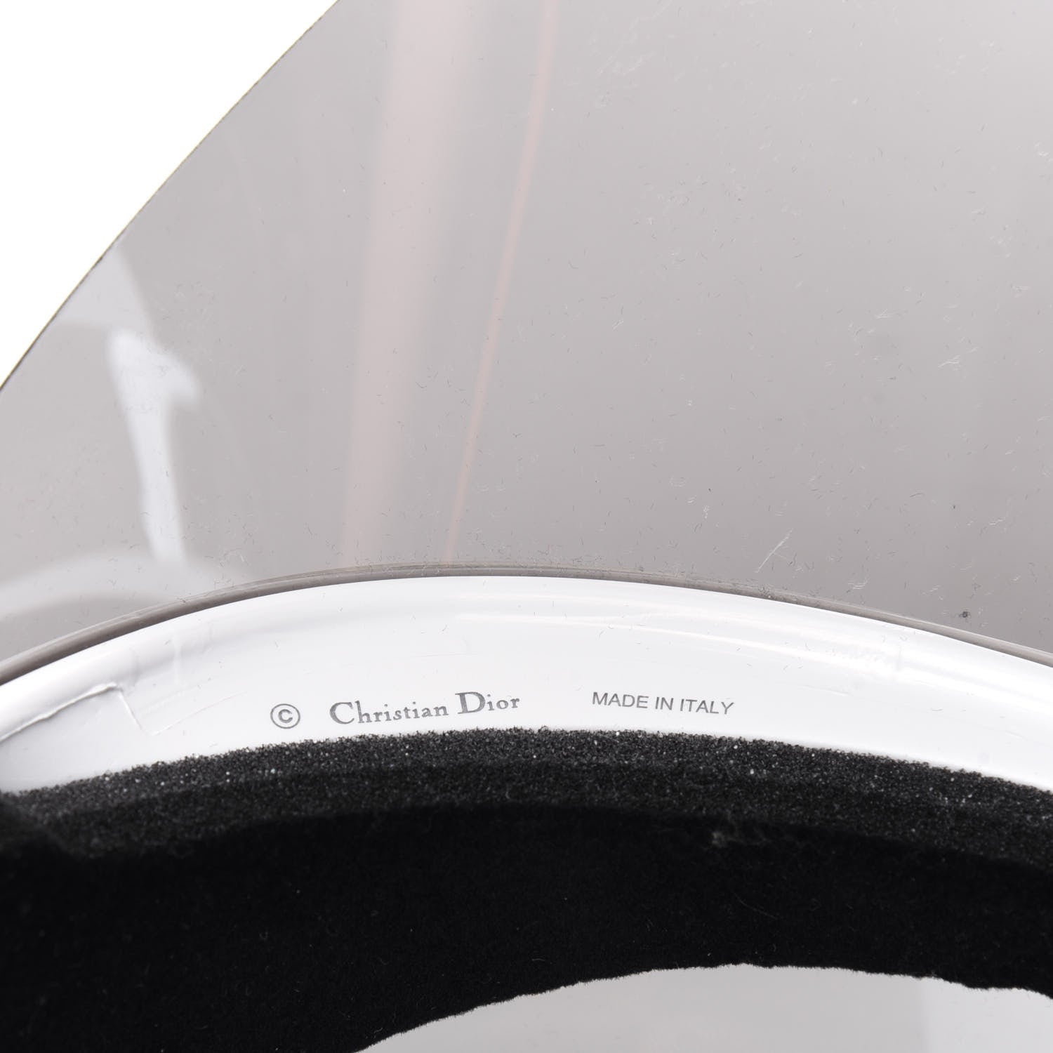 Christian Dior Mirrored DiorClub1 Sun Visor Black 7 of 9
