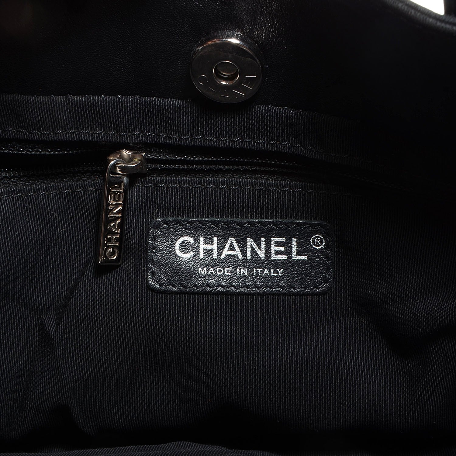 Chanel Calfskin Trianon Large Tote Black 6 of 6