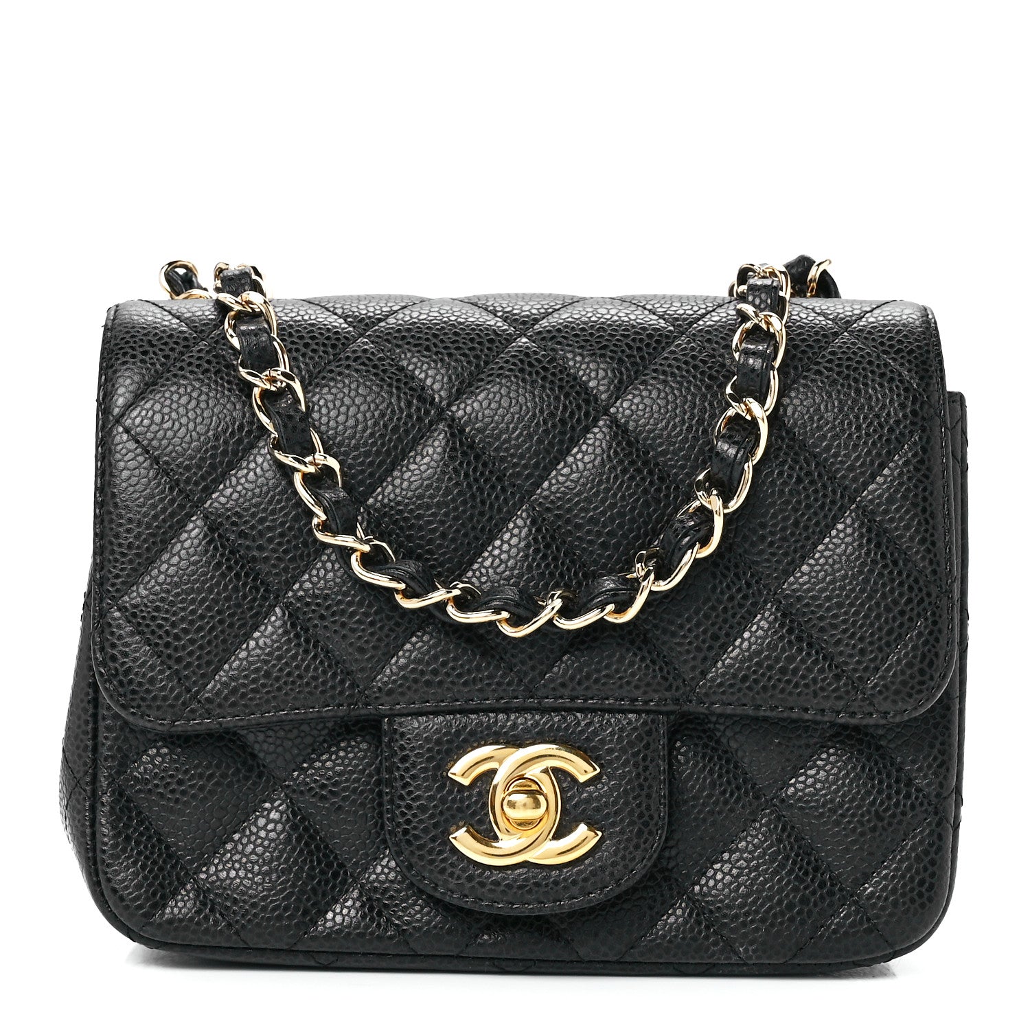 Chanel Caviar Quilted Mini Square Flap Black 1 of 13