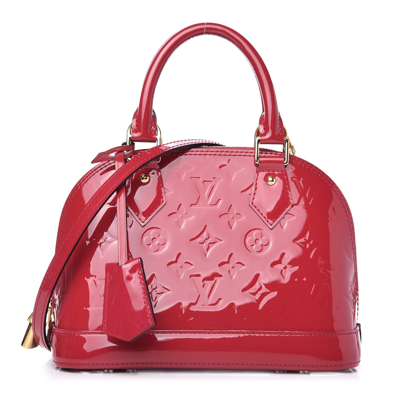 Louis Vuitton Vernis Alma BB Rose Indien 1 of 9