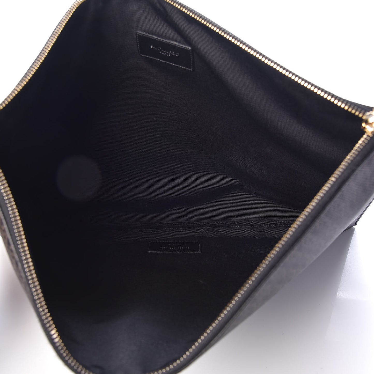 Classic Toile Monogram Document Case Black