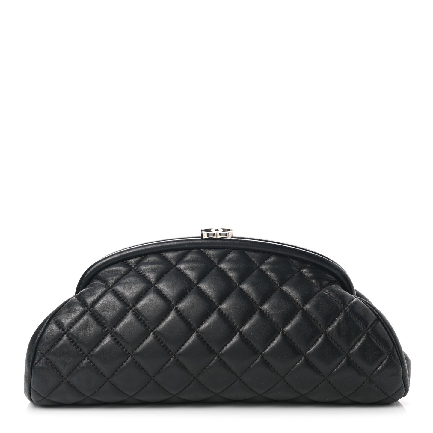 Lambskin Quilted Timeless Clutch Black