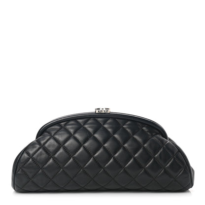 Chanel Lambskin Quilted Timeless Clutch Black 1 of 9