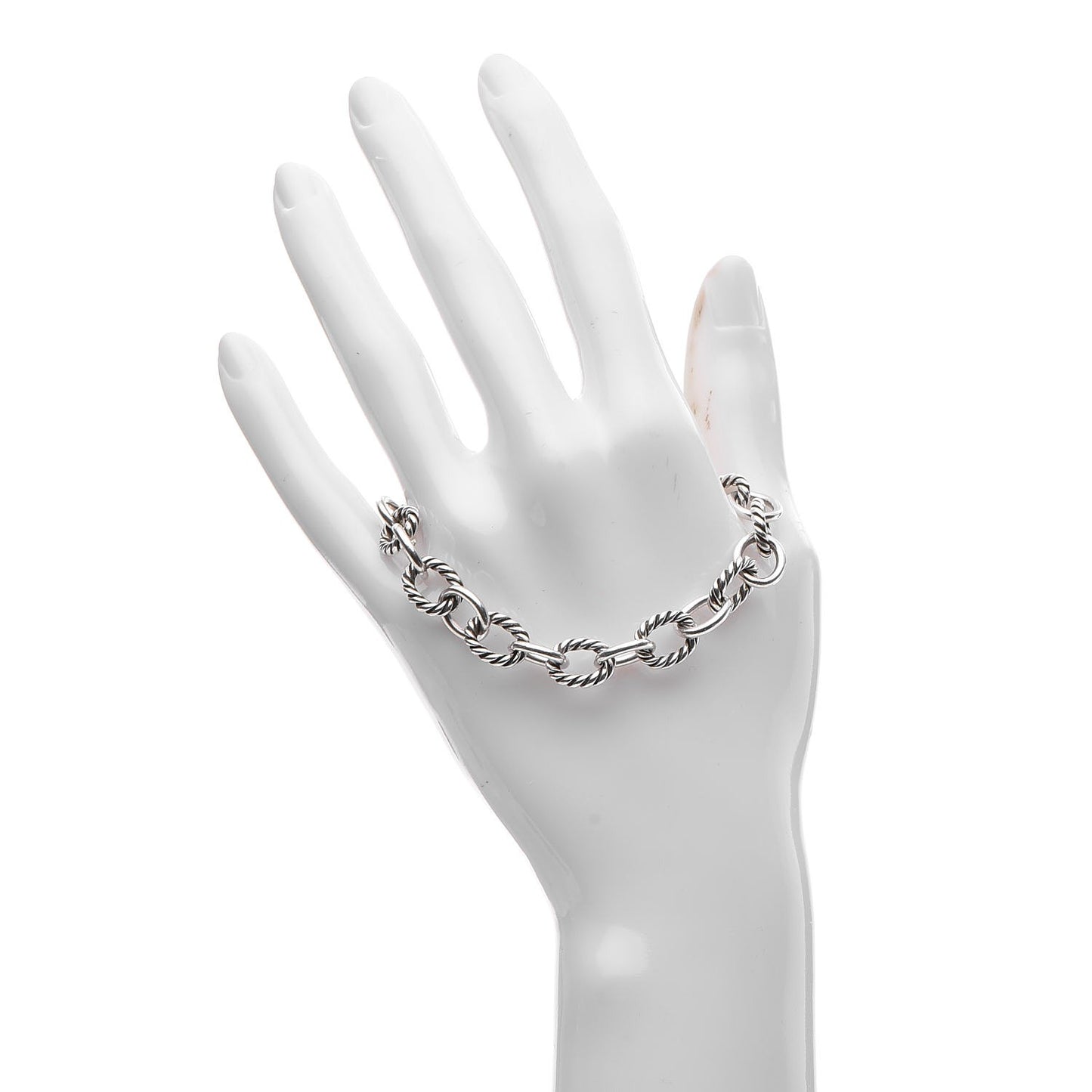 Sterling Silver 10mm Medium Oval Link Bracelet