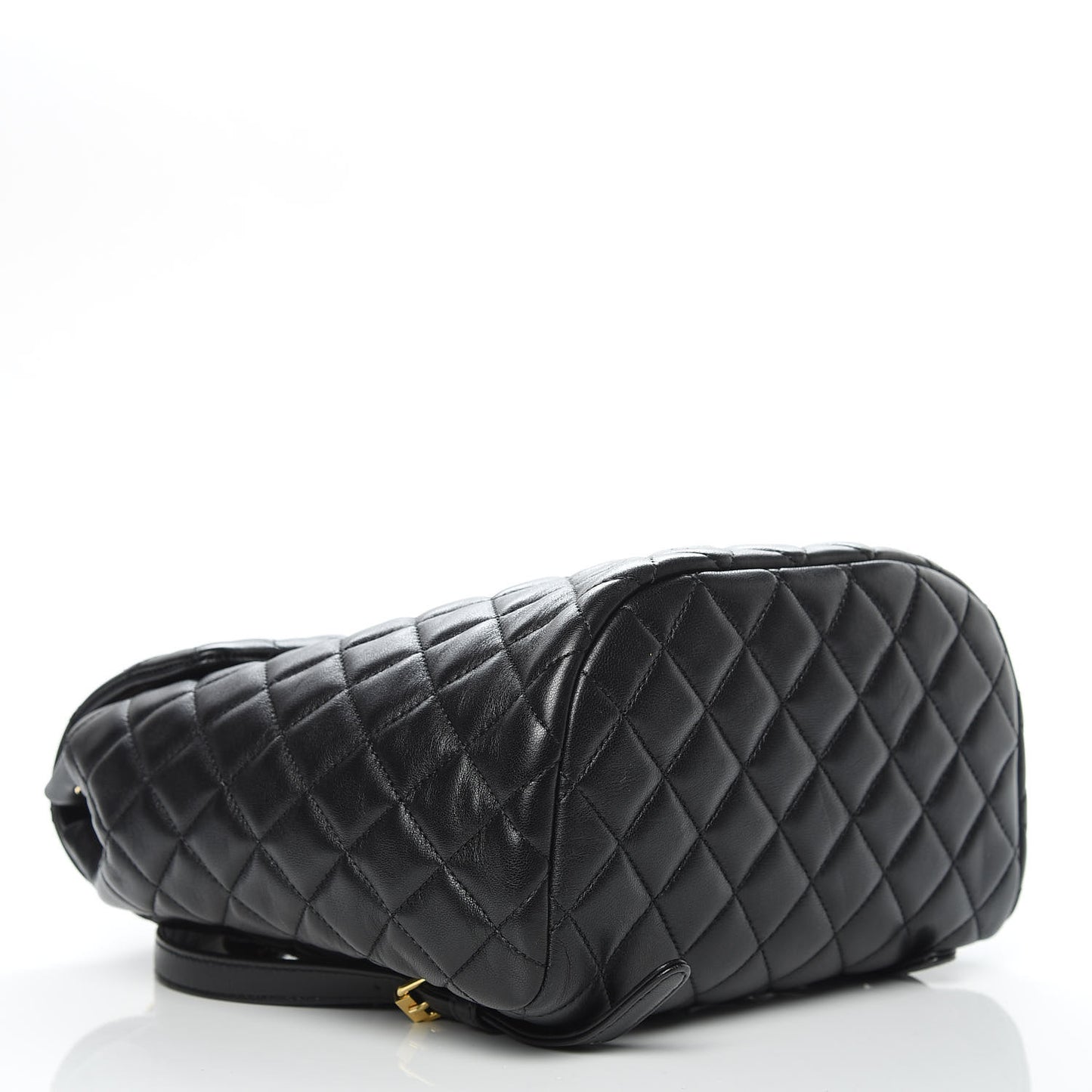 Lambskin Quilted Small Urban Spirit Backpack Black