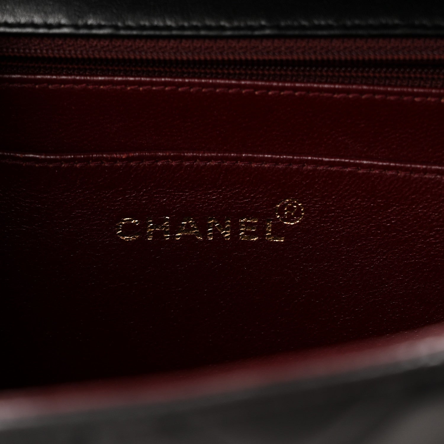 Chanel Lambskin Quilted XL Jumbo Single Flap Black 6 of 10