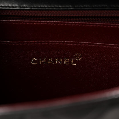 Chanel Lambskin Quilted XL Jumbo Single Flap Black 6 of 10