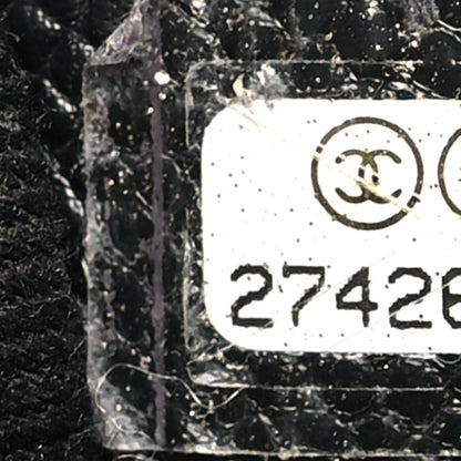 Chanel Grained Calfskin Small Stitched Flap Black 7 of 11