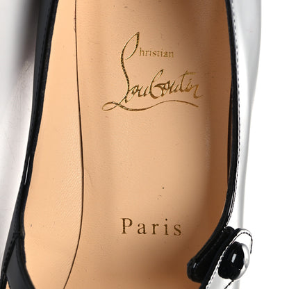Christian Louboutin Patent Top Street 85 Mary Jane Pumps 39 Black 7 of 8