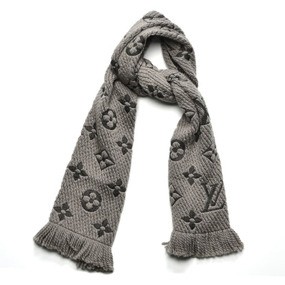 Louis Vuitton Wool Silk Logomania Scarf Verone 1 of 10