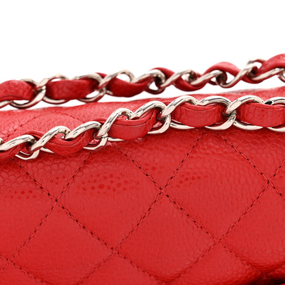 Chanel Caviar Quilted Medium Double Flap Red 13 of 13