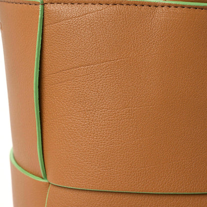 Bottega Veneta Buffalo Maxi Intrecciato Small Arco Tote Caramel Pistachio 7 of 12