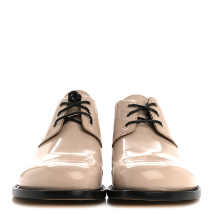 Loewe Brushed Calfskin Campo Derby Loafers 40 Light Pink 3 of 9