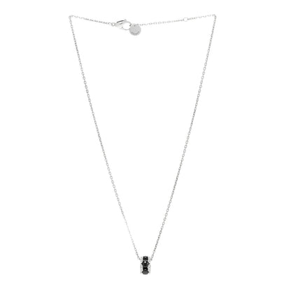 Chanel 18K White Gold Diamond Ceramic Ultra Necklace Black 3 of 5