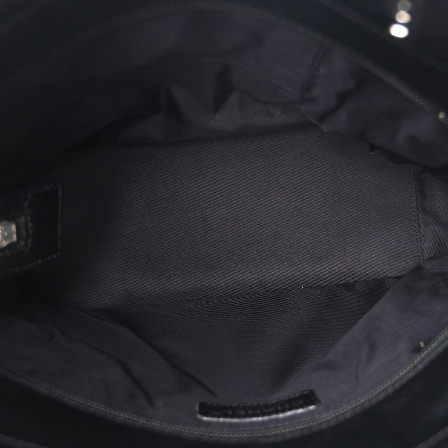 Chanel Coated Canvas Quilted Small Paris Biarritz Tote Black 5 of 12