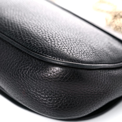 Gucci Pebbled Calfskin Medium Soho Flap Crossbody Black 12 of 23