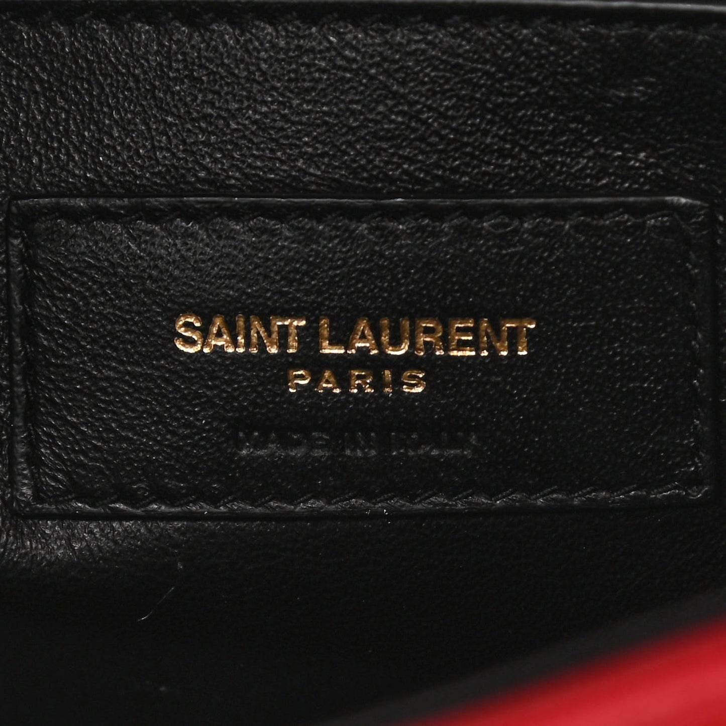 Lambskin Matelasse Monogram Large Vicky Chain Bag Rouge Eros