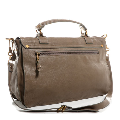 Proenza Schouler Lambskin PS1 Medium Satchel Smoke 7 of 14