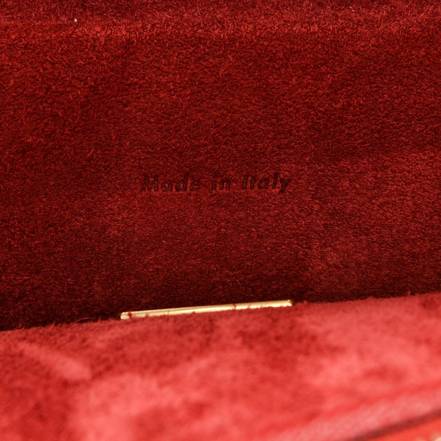 Drummed Calfskin Small Belt Bag Vermillion
