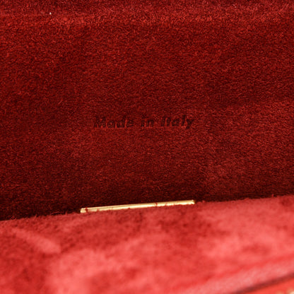 Celine Drummed Calfskin Small Belt Bag Vermillion 7 of 8