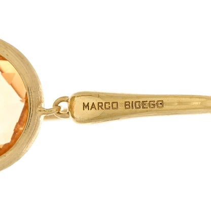 Marco Bicego 18K Yellow Gold Citrine Jaipur Double Drop Earrings 4 of 4