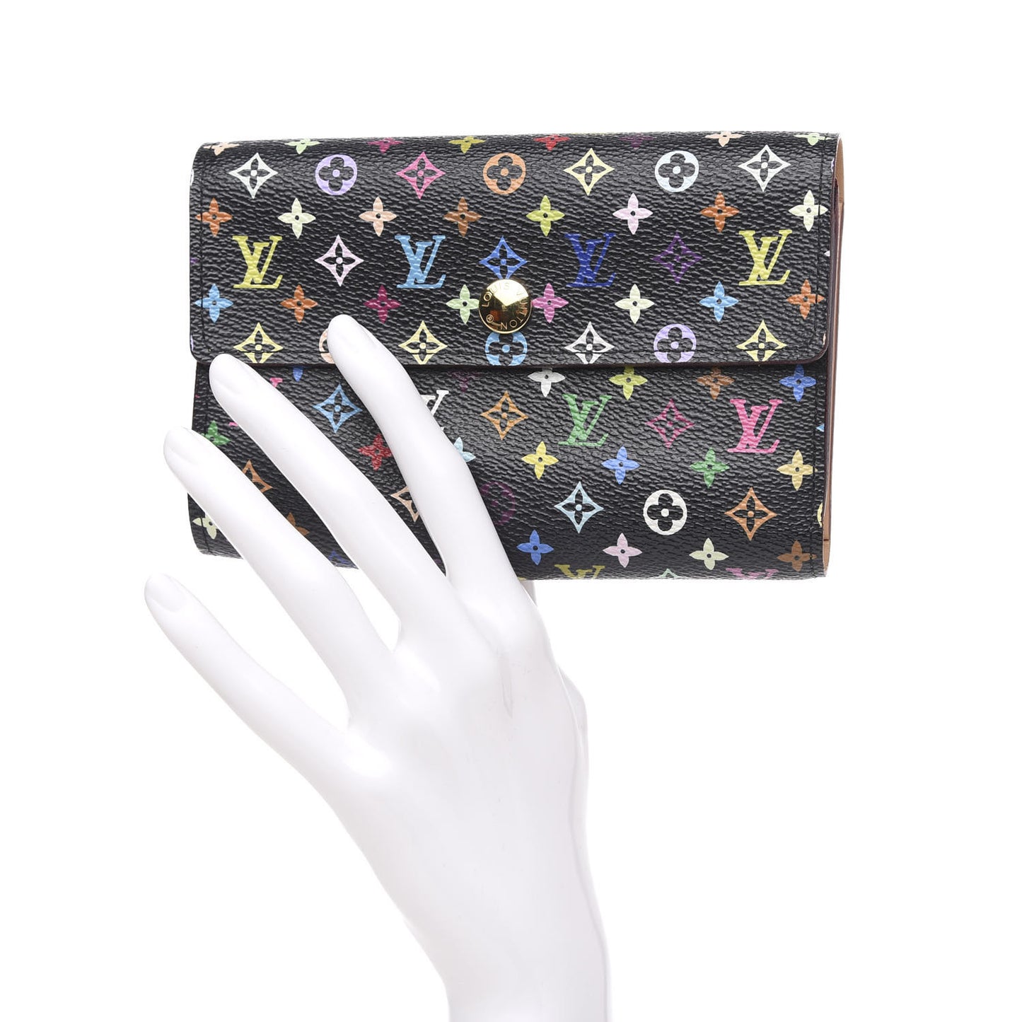 Monogram Multicolor Alexandra Wallet Black