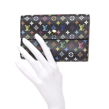 Louis Vuitton Monogram Multicolor Alexandra Wallet Black 2 of 11