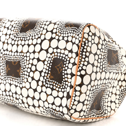 Louis Vuitton Monogram Kusama Town Speedy 30 White 10 of 12