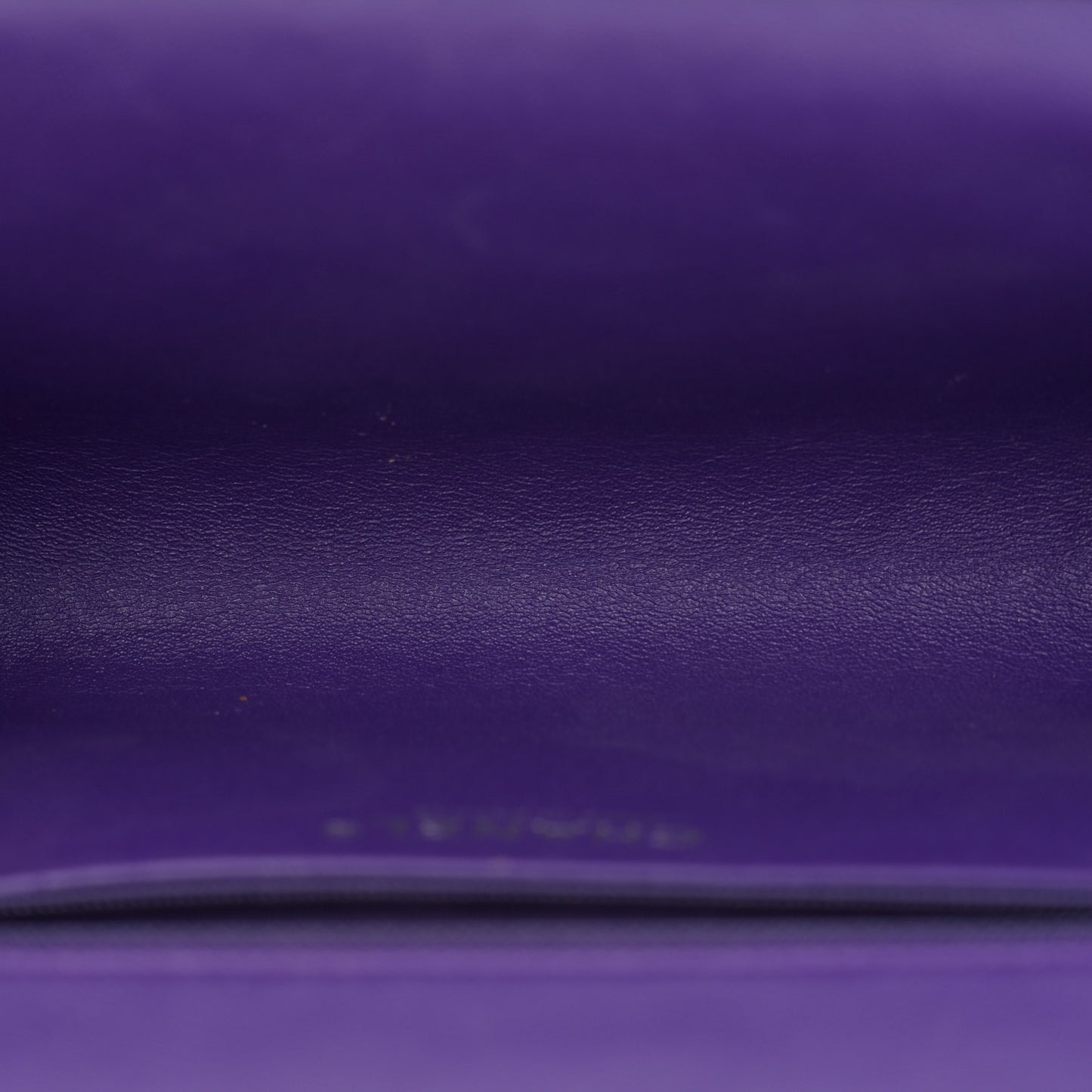 Patent Quilted Timeless Clutch Purple