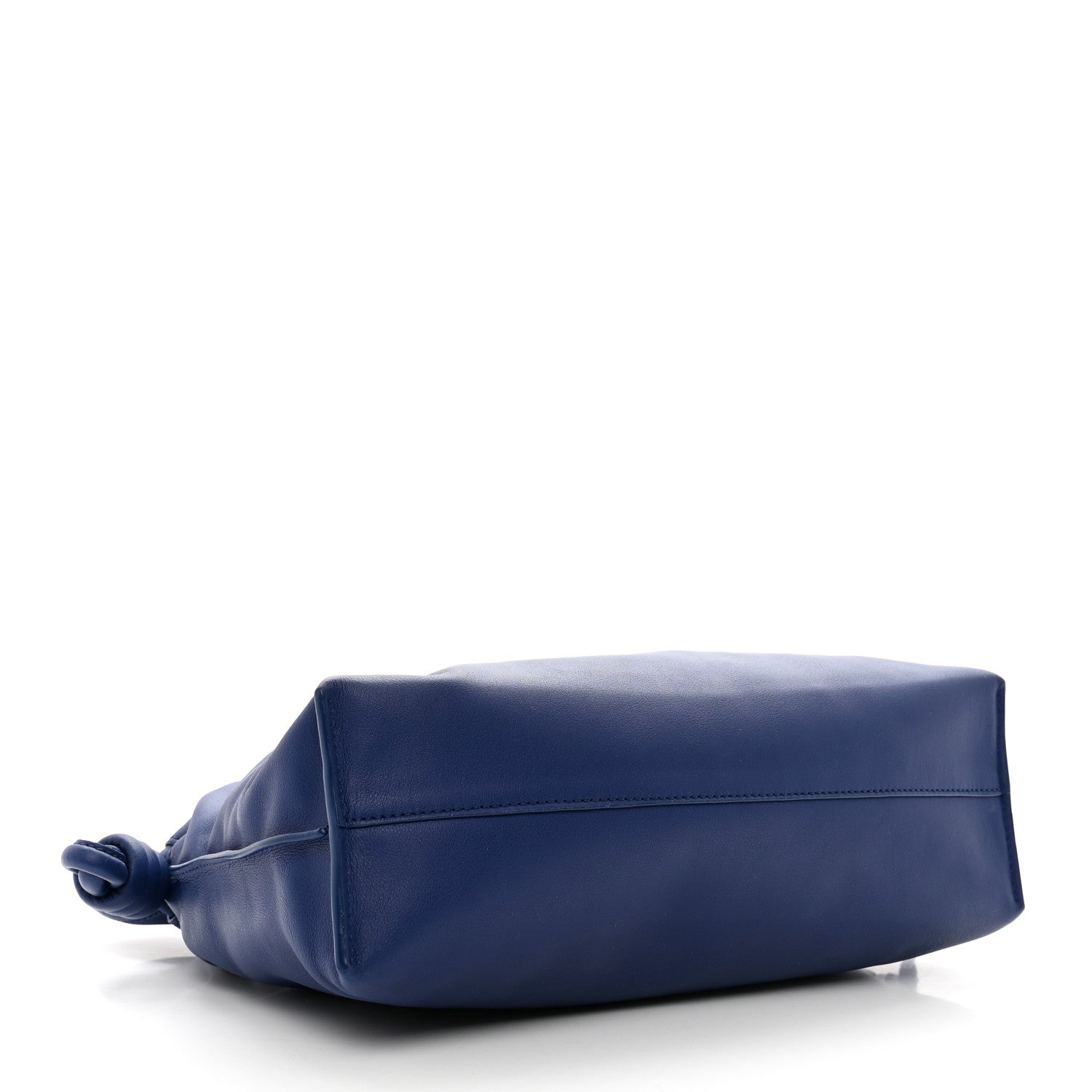 Loewe Satin Calfskin Monochrome Flamenco Knot Clutch Deep Purple Glaze 4 of 8