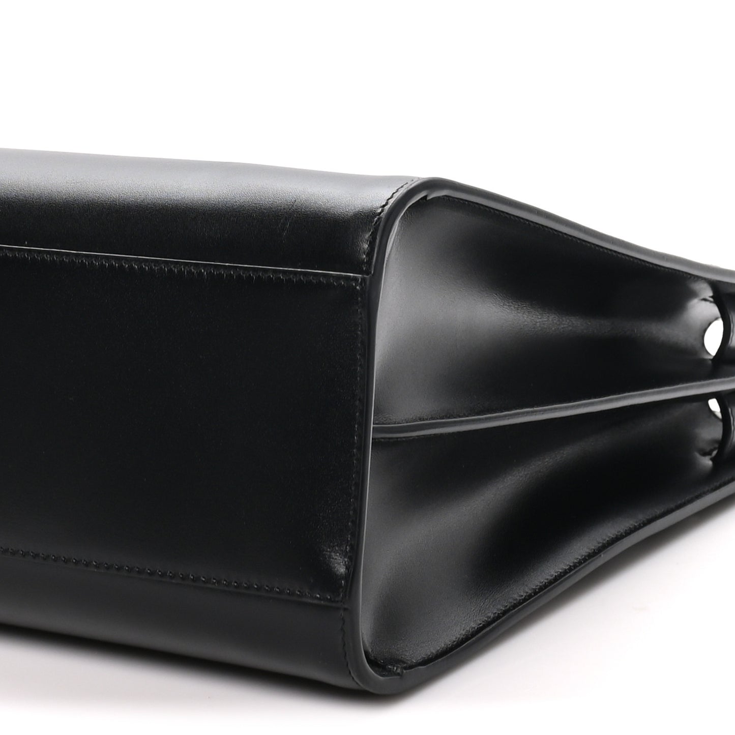 Calfskin Large Thin Sac De Jour  Black