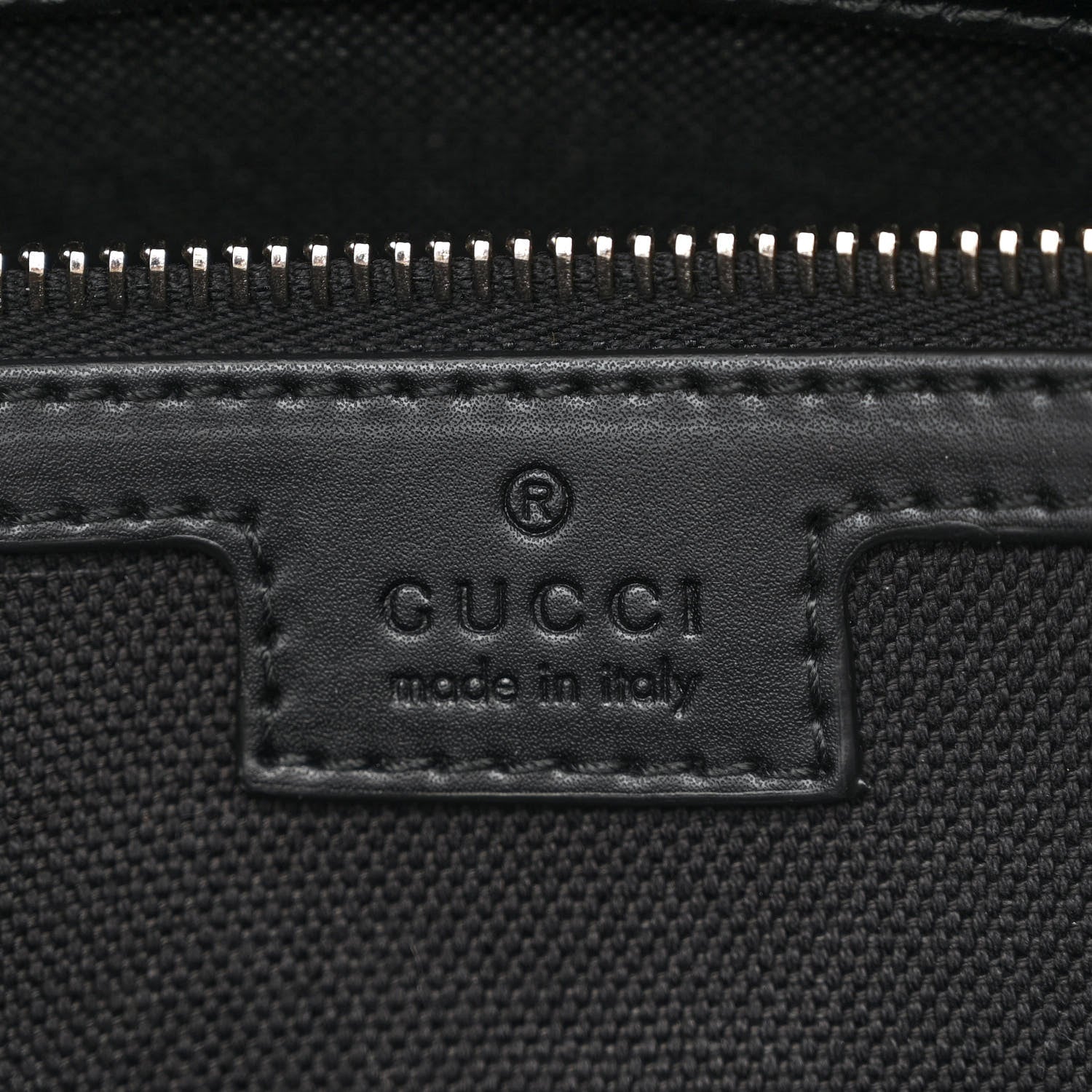 Gucci GG Supreme Monogram Appia Calfskin Web Briefcase Black 6 of 10
