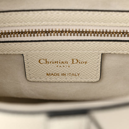 Christian Dior Grained Calfskin Saddle Bag With Strap Latte 6 of 10