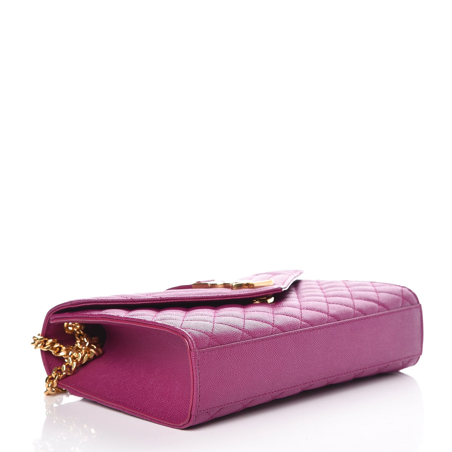 Grain De Poudre Medium Tri-Quilt Monogram Satchel Purple