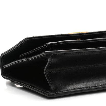 Balenciaga Nappa Calfskin Quilted XS Sharp Top Handle Bag Black 8 of 11