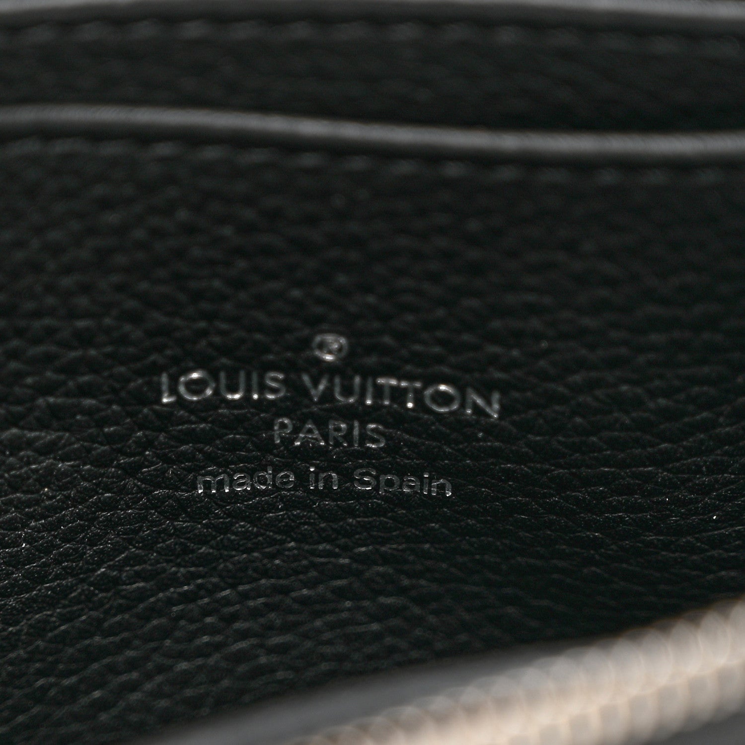 Louis Vuitton Calfskin Lockme Zippy Coin Purse Black 7 of 8