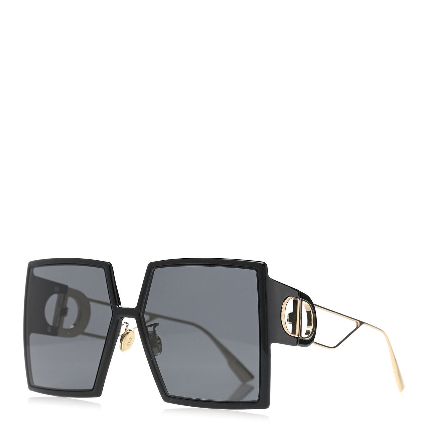 Square 30 Montaigne Sunglasses Black