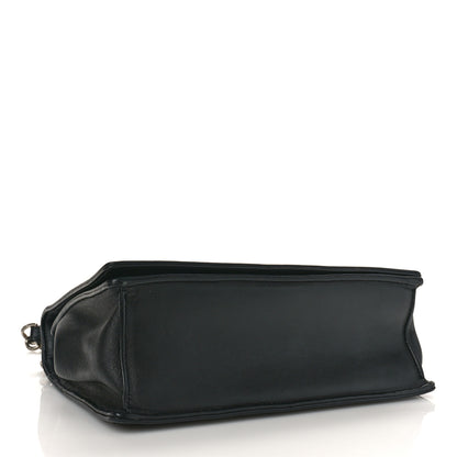 Christian Dior Calfskin Paradise Diorama Flap Bag Black 4 of 8