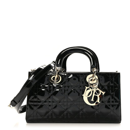 Christian Dior Patent Cannage Small Lady D-Joy Black 1 of 8