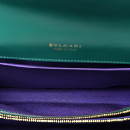 Bulgari Calfskin Serpenti Forever Shoulder Bag Emerald Green 5 of 11