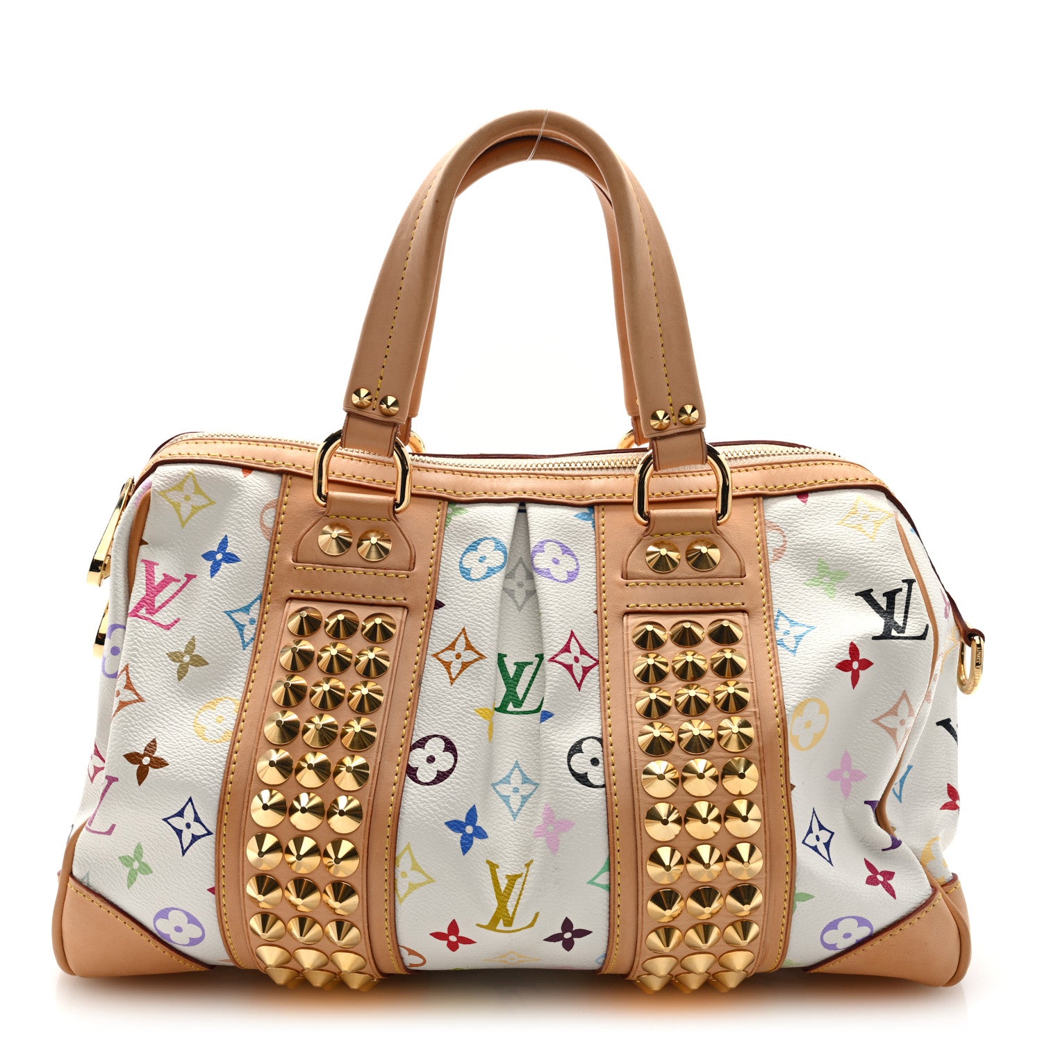 Louis Vuitton Monogram Multicolor Courtney MM White 1 of 9