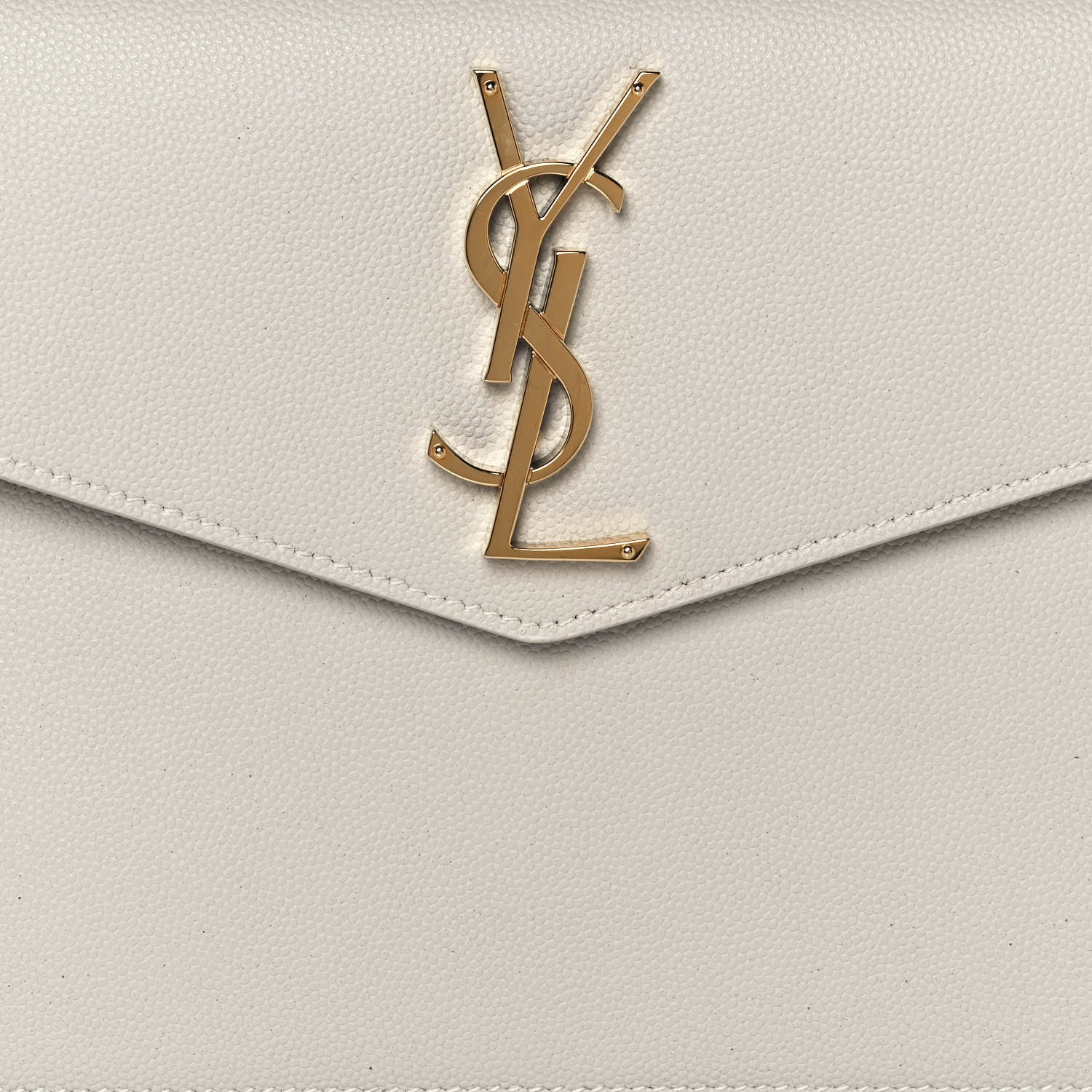 Saint Laurent Grain De Poudre Uptown Pouch Crema Soft 7 of 11