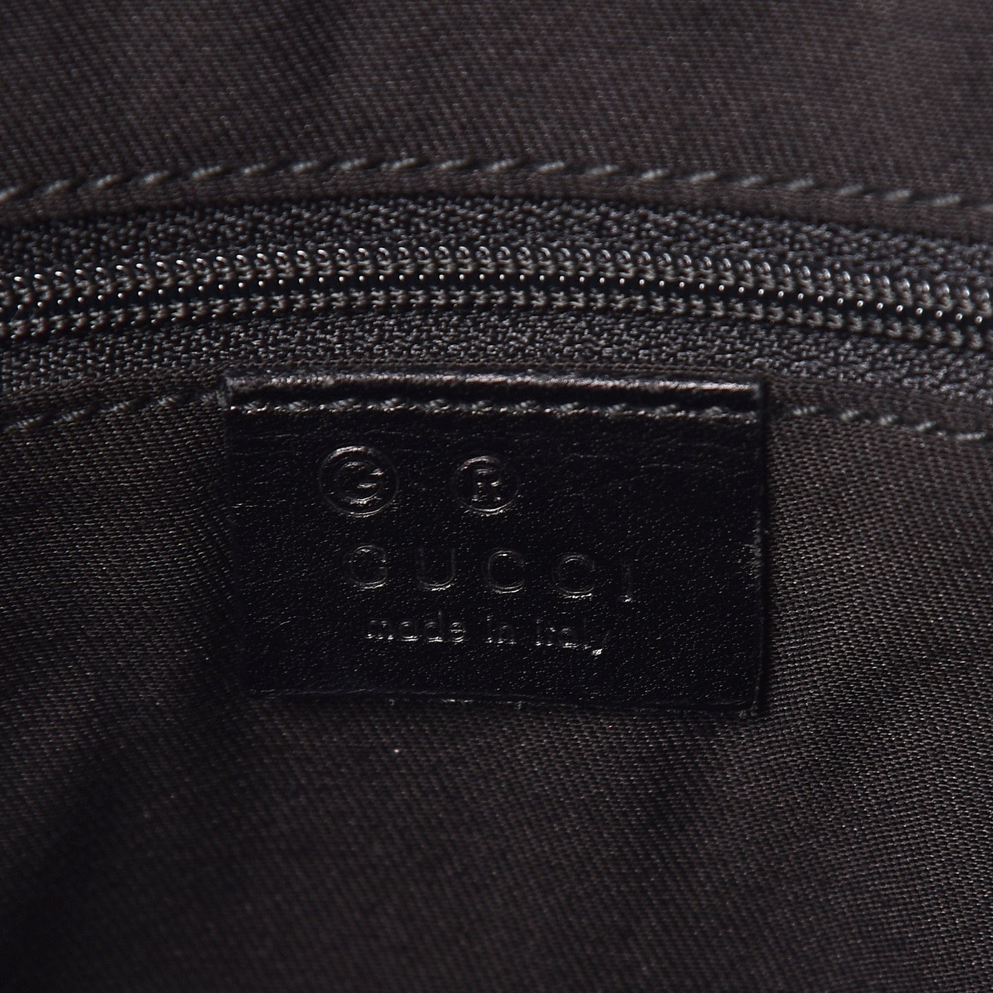 Denim Monogram Chain Bucket Tote Black