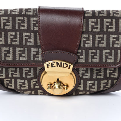 Fendi Zucchino Cuoio Ingrassato Compilation Hobo Testa di Moro Beige 10 of 10