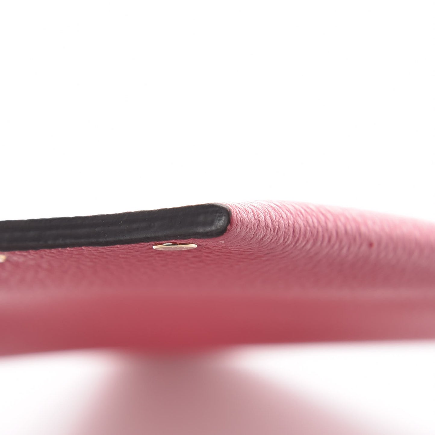 Cuir Rivets Enveloppe Fuchsia