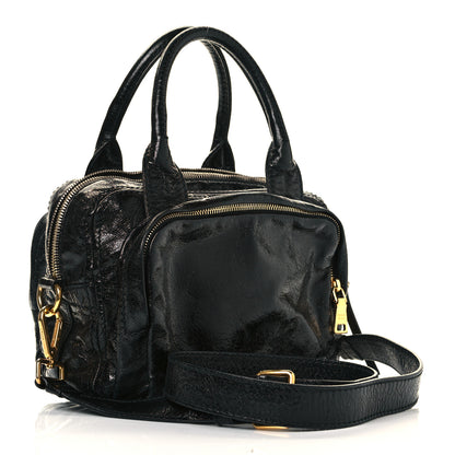 Prada Glace Calf Tote Black 2 of 8