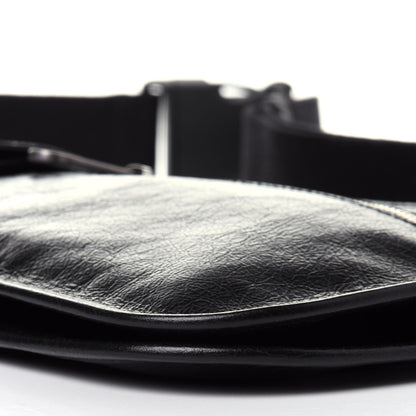 Gucci Fluffy Calfskin Morpheus Messenger Bag Black 10 of 11