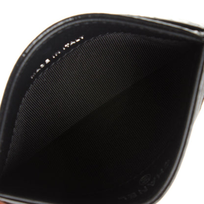 Chanel Distressed Patent Quilted Card Holder Black 5 of 8